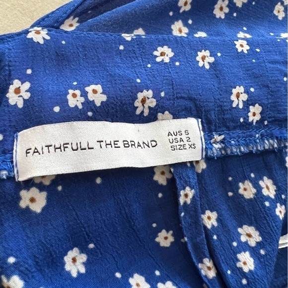 Faithfull the brand The Villa Jumpsuit in Cobalt Betina Blue - Picture 11 of 16